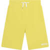 Logo Sweatshorts, Yellow - Shorts - 1 - thumbnail