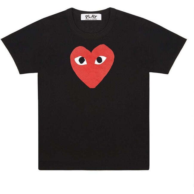 Heart Graphic T-Shirt, Black