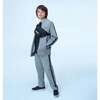Plaid Houndstooth Zip Up, Gray - Jackets - 3