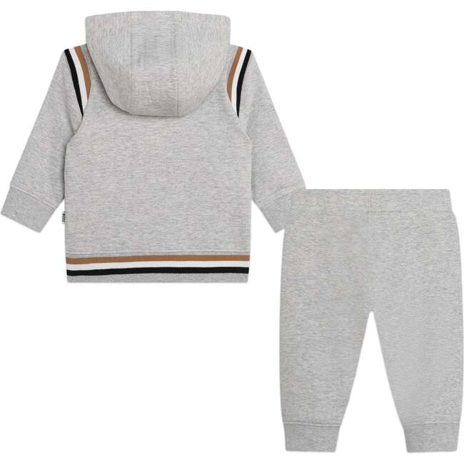 Logo Tracksuit, Gray - Mixed Apparel Set - 4