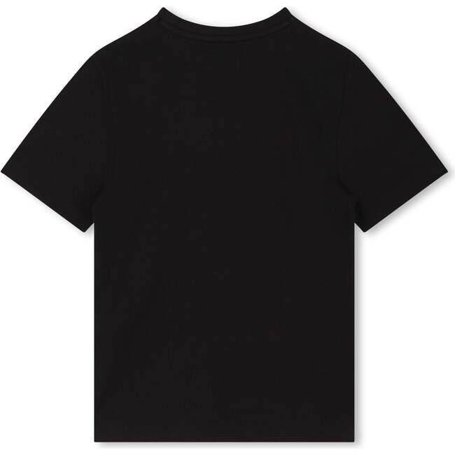 Monogram Logo T-Shirt, Black - T-Shirts - 3