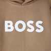 Logo Hooded Sweatshirt, Beige - Sweatshirts - 2