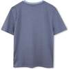 Monogram Graphic T-Shirt, Blue Gray - T-Shirts - 4