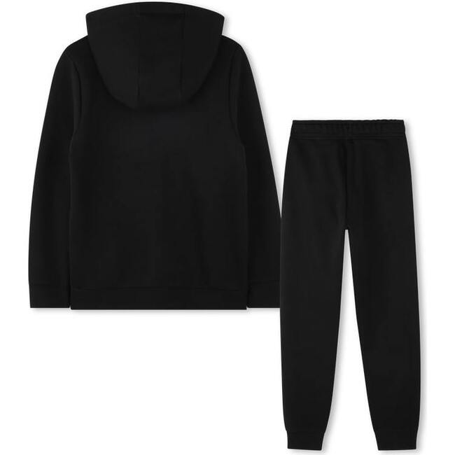 Logo Hooded Tracksuit, Black - Mixed Apparel Set - 4