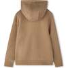 Logo Hooded Sweatshirt, Beige - Sweatshirts - 3