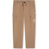 Logo Cargo Pants, Brown - Pants - 1 - thumbnail