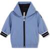 Hooded Windbreaker, Light Blue - Jackets - 1 - thumbnail