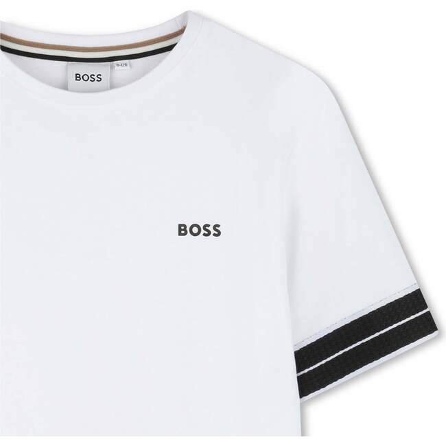 Logo Crewneck T-Shirt, White - T-Shirts - 2