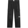 Logo Cargo Pants, Black - Pants - 1 - thumbnail