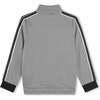 Plaid Houndstooth Zip Up, Gray - Jackets - 5