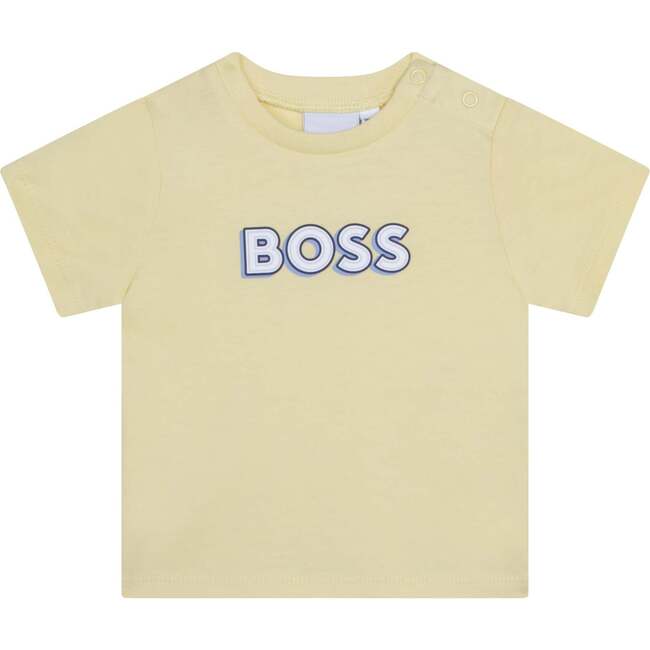 Faded Logo T-Shirt, Yellow