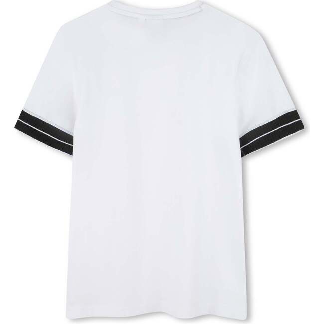 Logo Crewneck T-Shirt, White - T-Shirts - 3