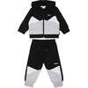 Colorblock Tracksuit, Black - Mixed Apparel Set - 1 - thumbnail