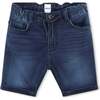 Denim Shorts, Blue - Shorts - 1 - thumbnail