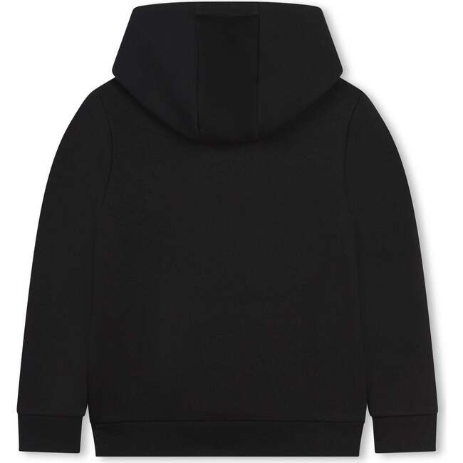 Hooded Logo Sweatshirt, Black - Sweatshirts - 3