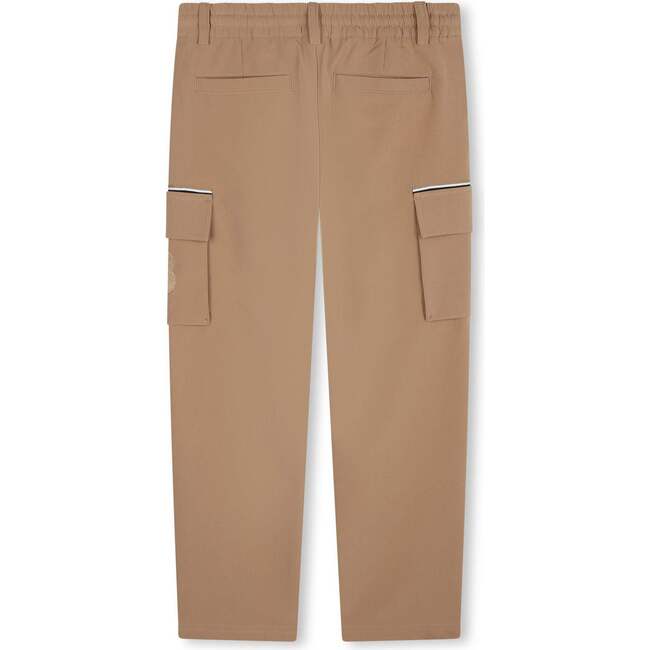 Logo Cargo Pants, Brown - Pants - 3