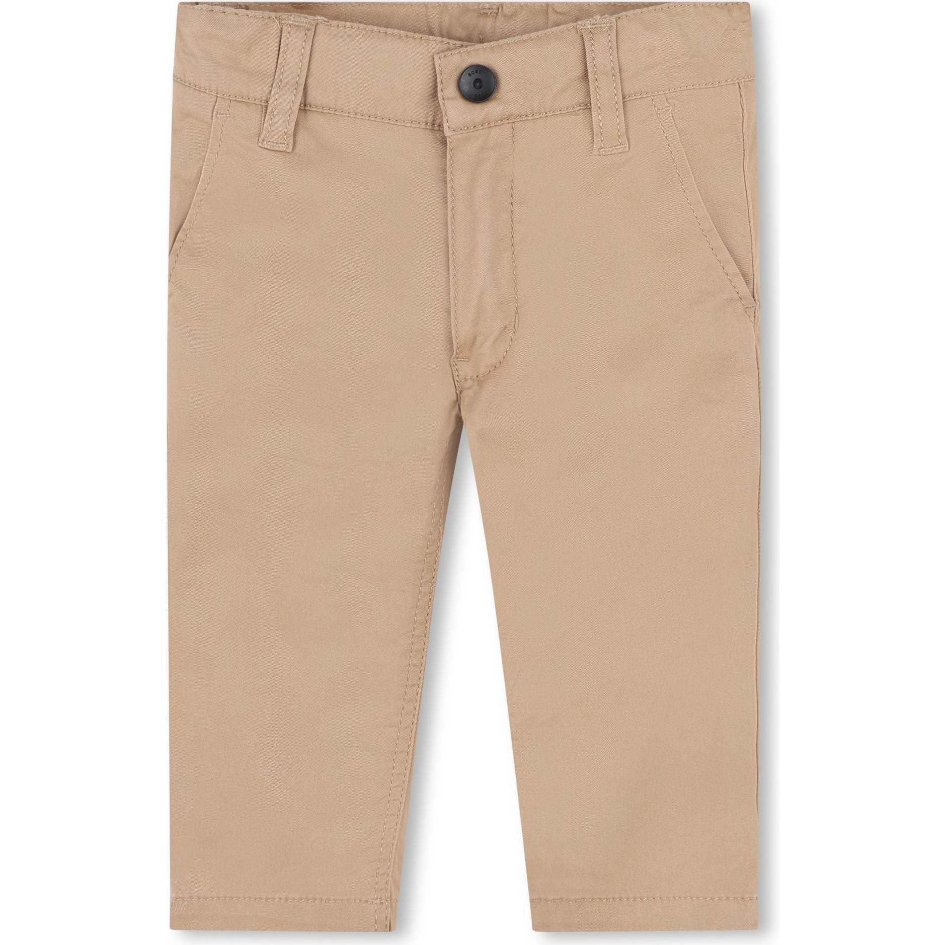 Chino Trousers, Beige - Pants - 1