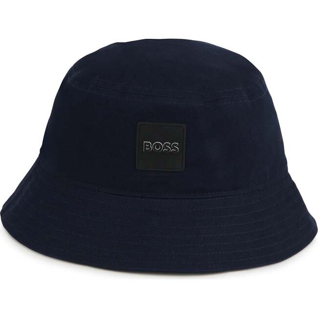 Box Logo Bucket Hat, Navy