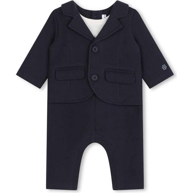 Ceremonial Romper, Navy