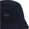 Box Logo Bucket Hat, Navy - Hats - 3