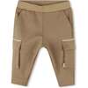 Cargo Pocket Sweatpants, Brown - Sweatpants - 1 - thumbnail