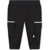 Cargo Pocket Sweatpants, Black - Sweatpants - 1 - thumbnail