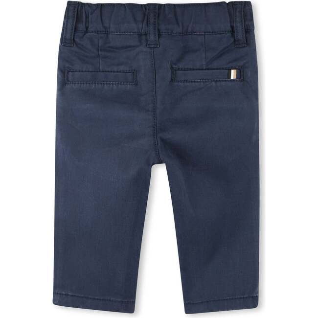 Chino Trousers, Navy - Pants - 2