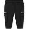 Cargo Pocket Sweatpants, Black - Sweatpants - 3