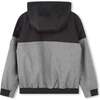 Chevron Hooded Windbreaker, Black - Jackets - 4