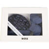 AOP Logo Hat & Booties Set, Navy - Mixed Apparel Set - 4