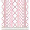 Treillage Non-Woven Wallpaper, Pink - Wallpaper - 1 - thumbnail