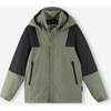 Tuulos Reimatec Jacket, Greyish Green - Jackets - 1 - thumbnail