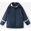 Lampi Raincoat, Navy - Raincoats - 1 - thumbnail