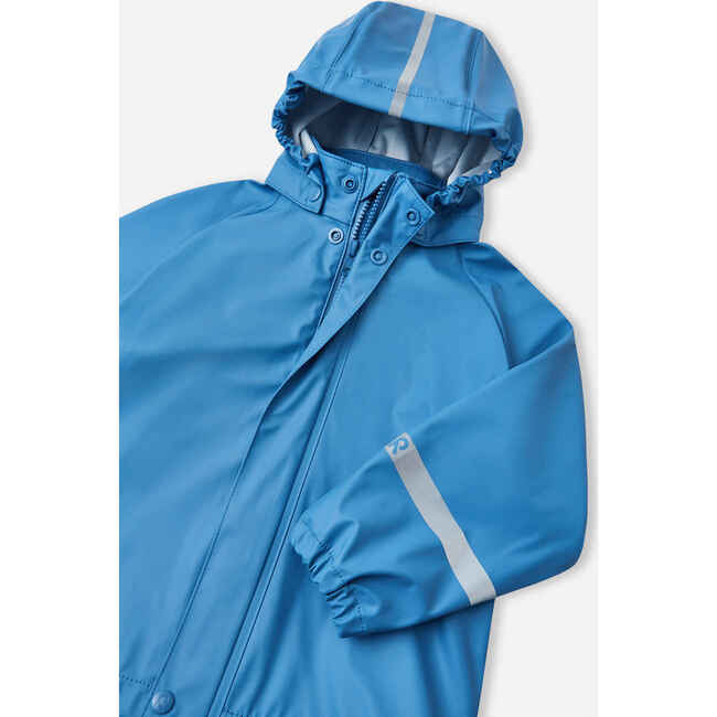 Lampi Raincoat, Denim Blue - Raincoats - 4