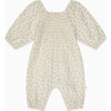 Floral Muslin Smocked Jumpsuit - Rompers - 1 - thumbnail