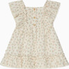 Floral Muslin Frilled Dress & Bloomers - Dresses - 4