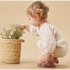 Floral Muslin Smocked Jumpsuit - Rompers - 5
