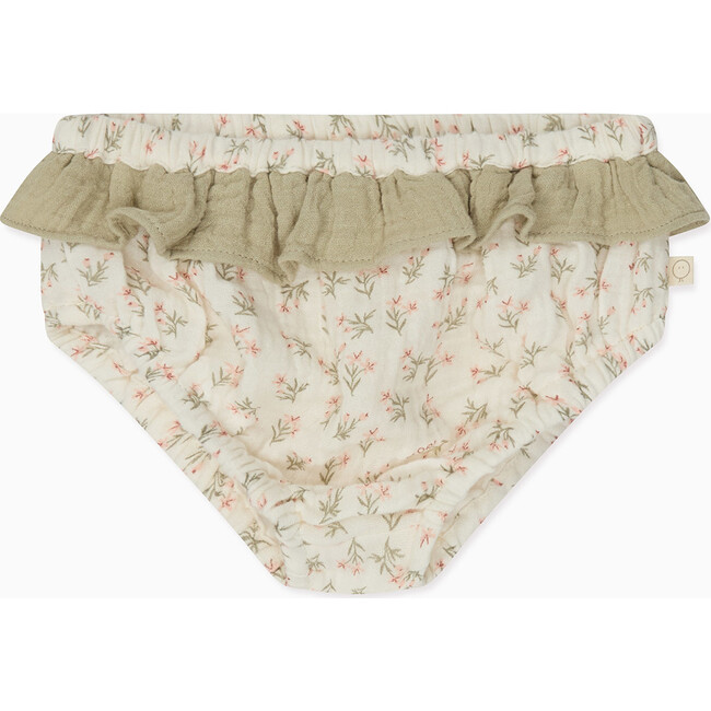 Floral Muslin Frilled Dress & Bloomers - Dresses - 5