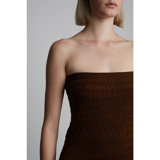 Tilly Tube Top, Espresso - Tank Tops - 4