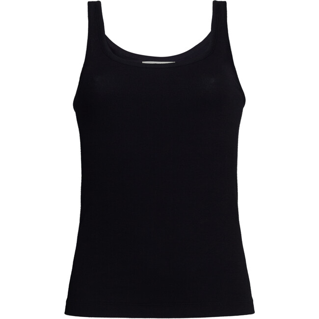 Mia Rib Tank, Black