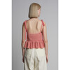 Mali Stripe Cami, Ivory/Rosso Stripe - Tank Tops - 4