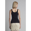 Mia Rib Tank, Black - Tank Tops - 5