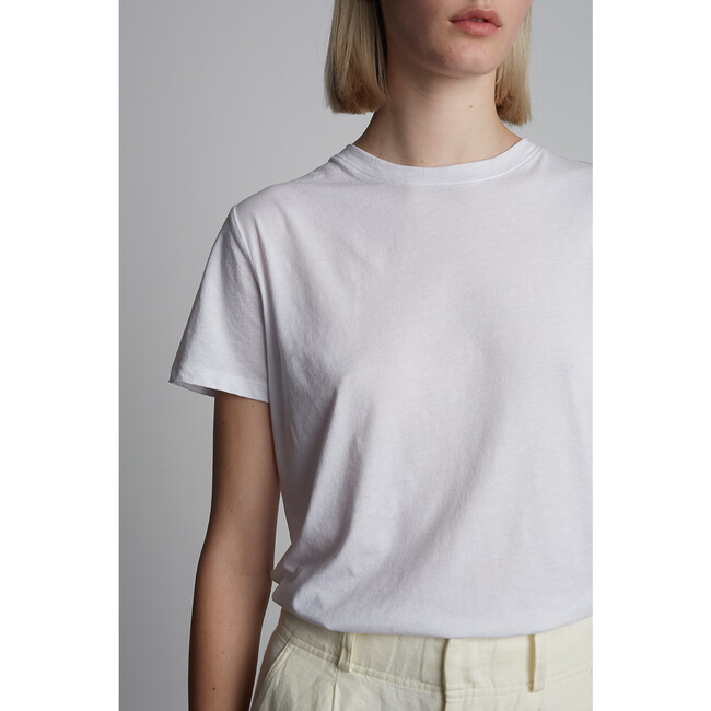 Lara Crew T-Shirt, White - T-Shirts - 6