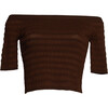 Helene Sweater, Espresso - Sweaters - 1 - thumbnail