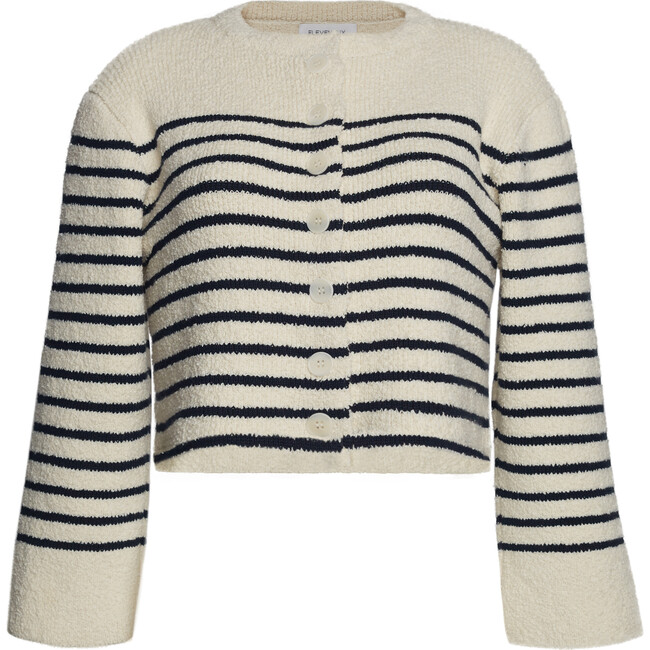 Faye Cardi, Ivory/Navy Stripe