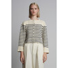 Faye Cardi, Ivory/Navy Stripe - Cardigans - 2