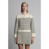 Faye Cardi, Ivory/Navy Stripe - Cardigans - 3