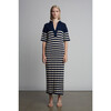 Emmie Stripe Dress, Navy/Ivory Stripe - Dresses - 2