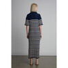 Emmie Stripe Dress, Navy/Ivory Stripe - Dresses - 3