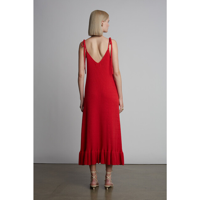 Ceclia Dress, Rosso - Dresses - 3